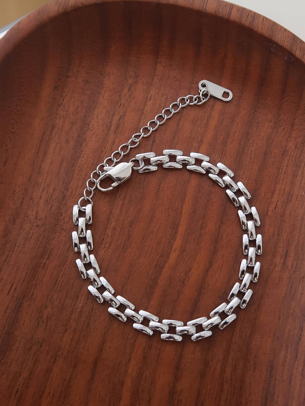 Forte Non-Tarnish Flat Chain Bracelet