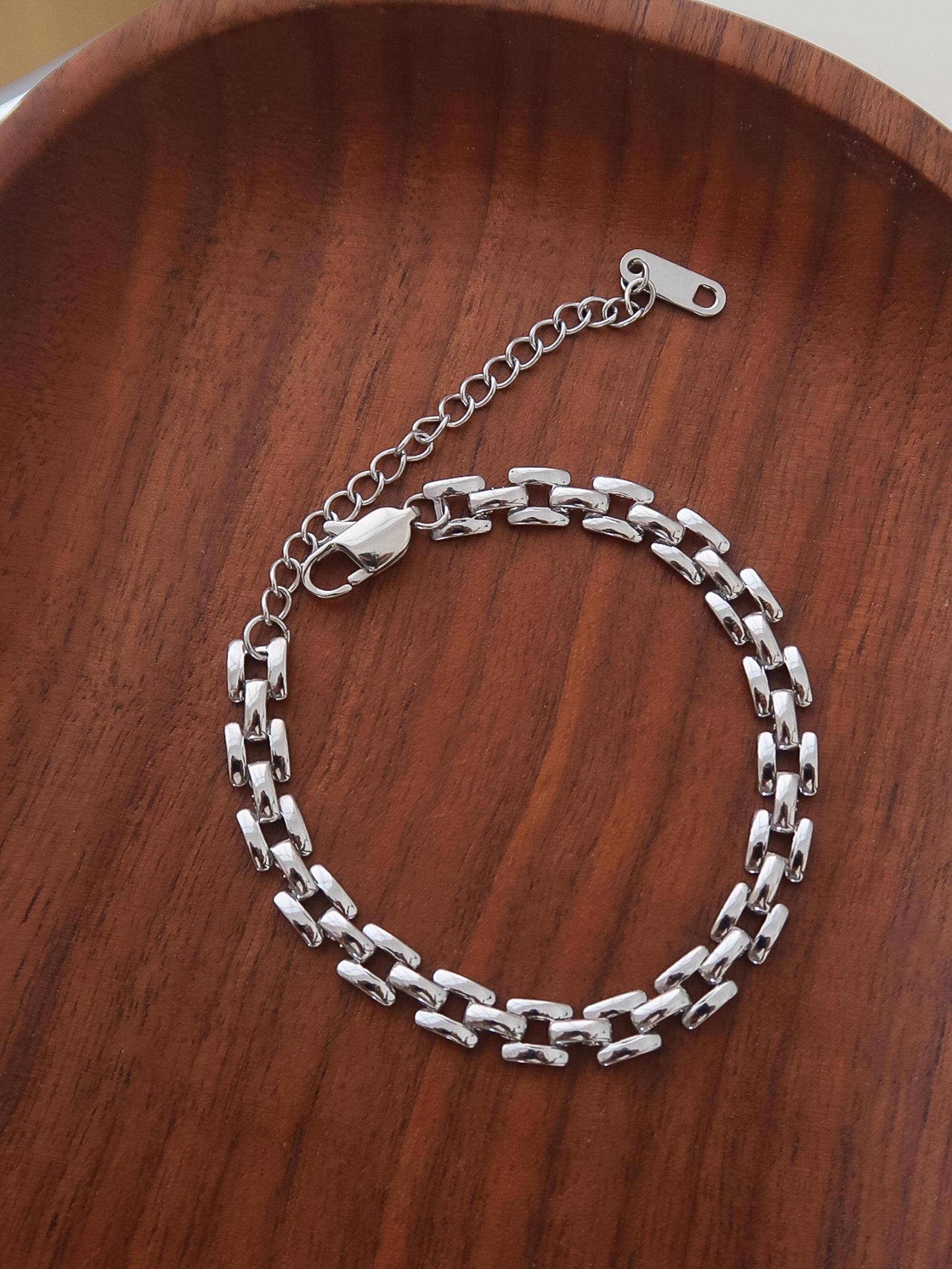 Forte Non-Tarnish Flat Chain Bracelet