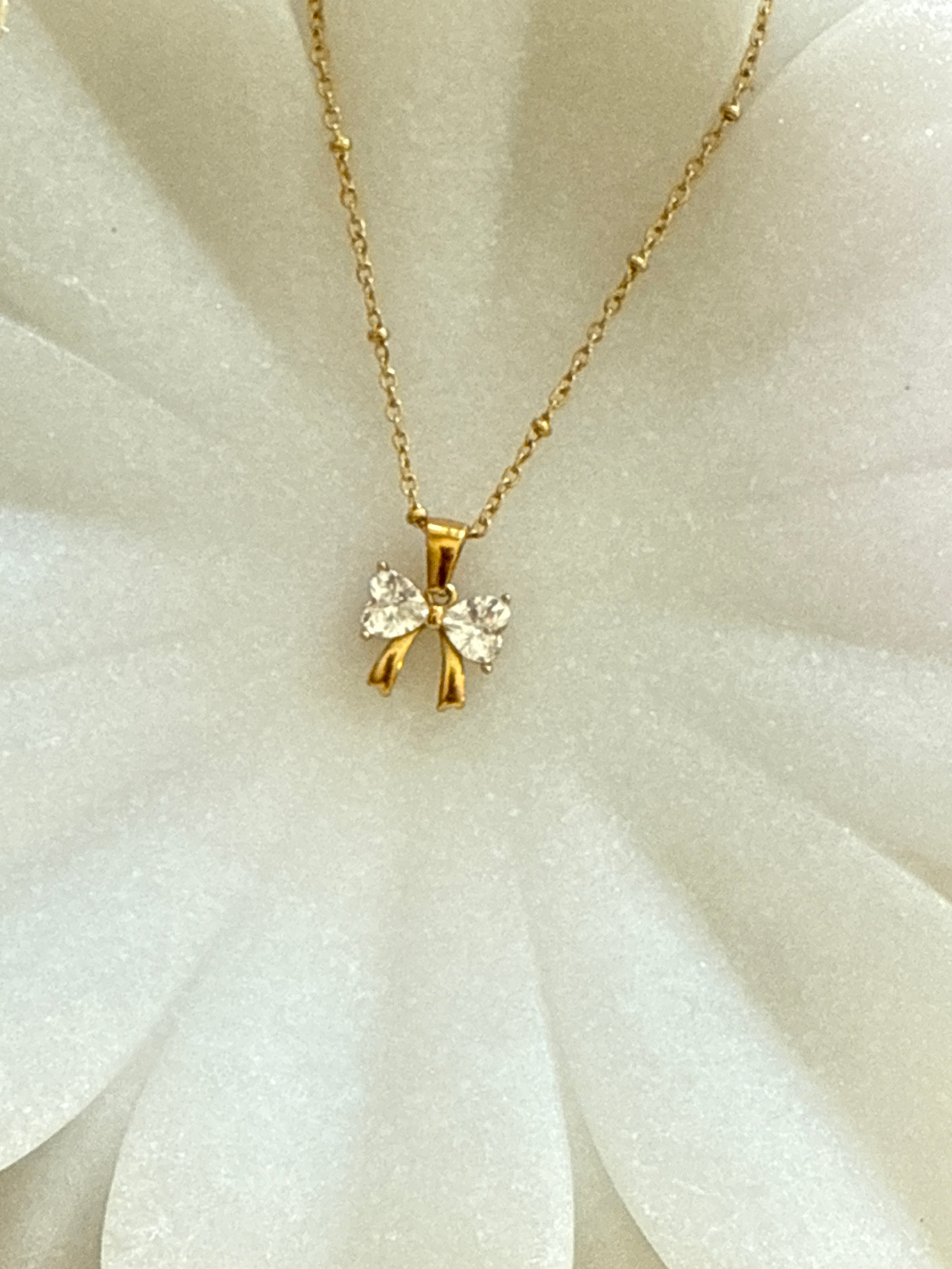 Beloved Bow Necklace