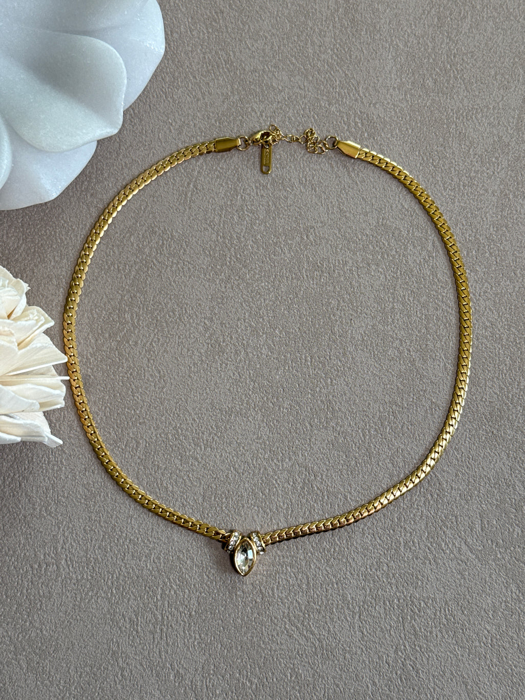 Meredith Marquise Necklace