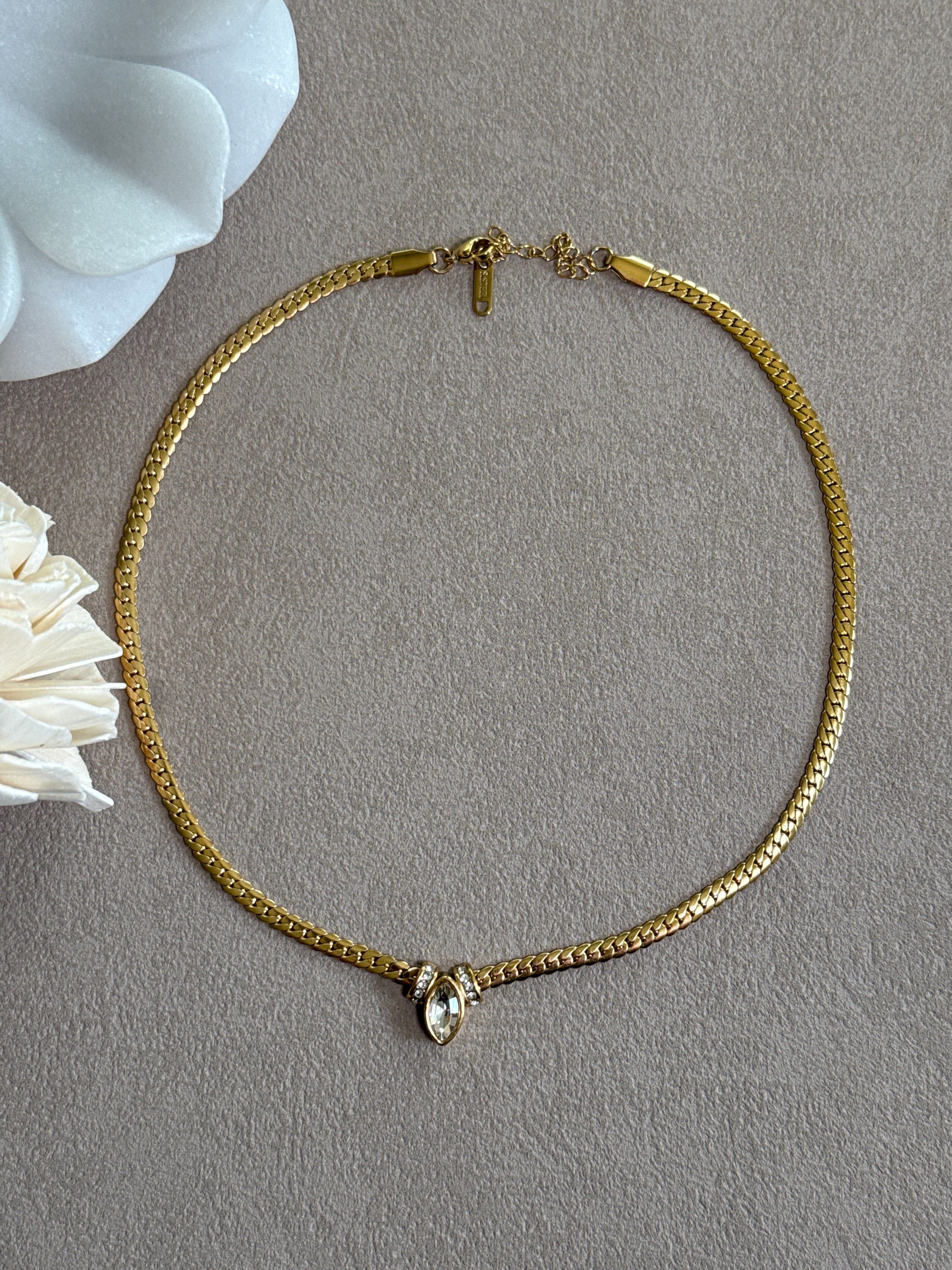 Meredith Marquise Necklace