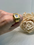 Stainless Steel Ring-Shaped Watch Design