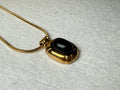 Dax 18K Gold Non-Tarnish Natural Stone Necklace