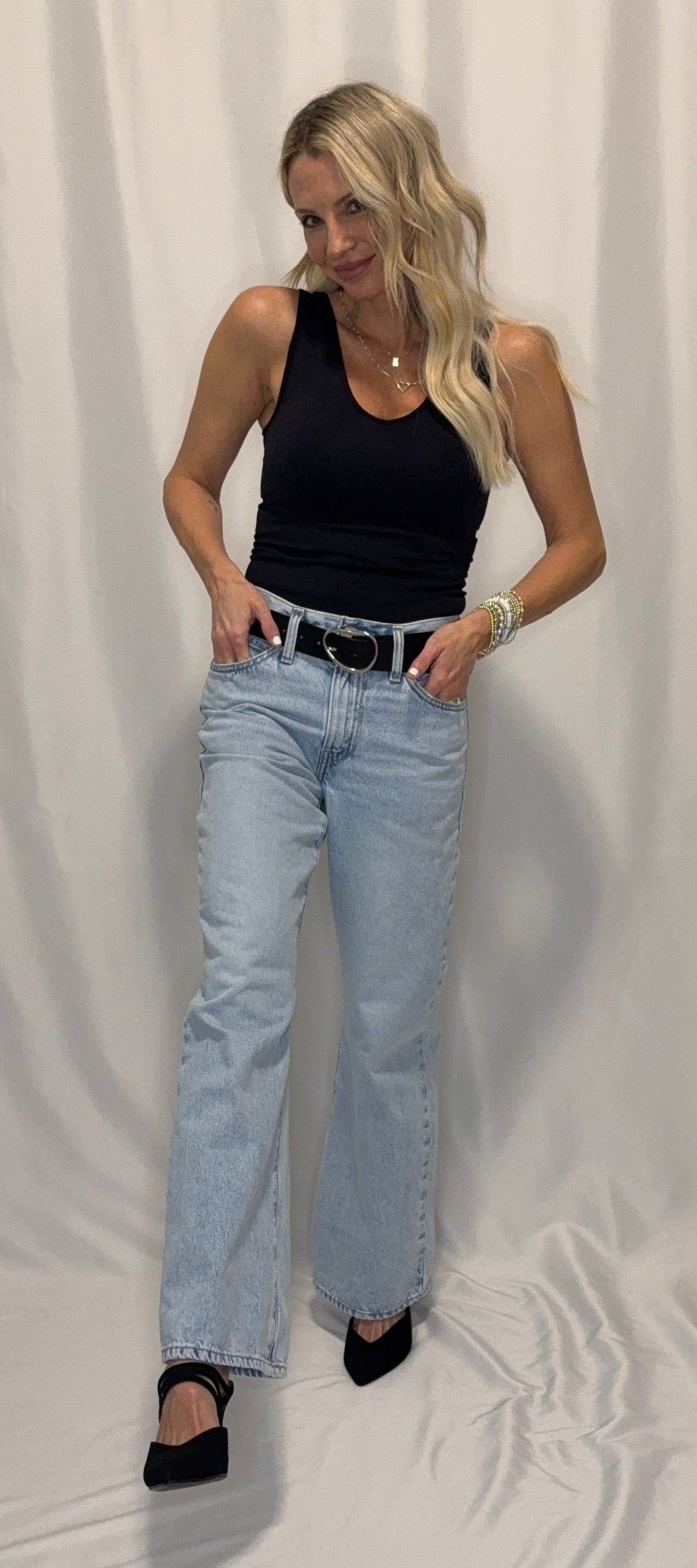 Seamless Reverse U-V Neck Tank