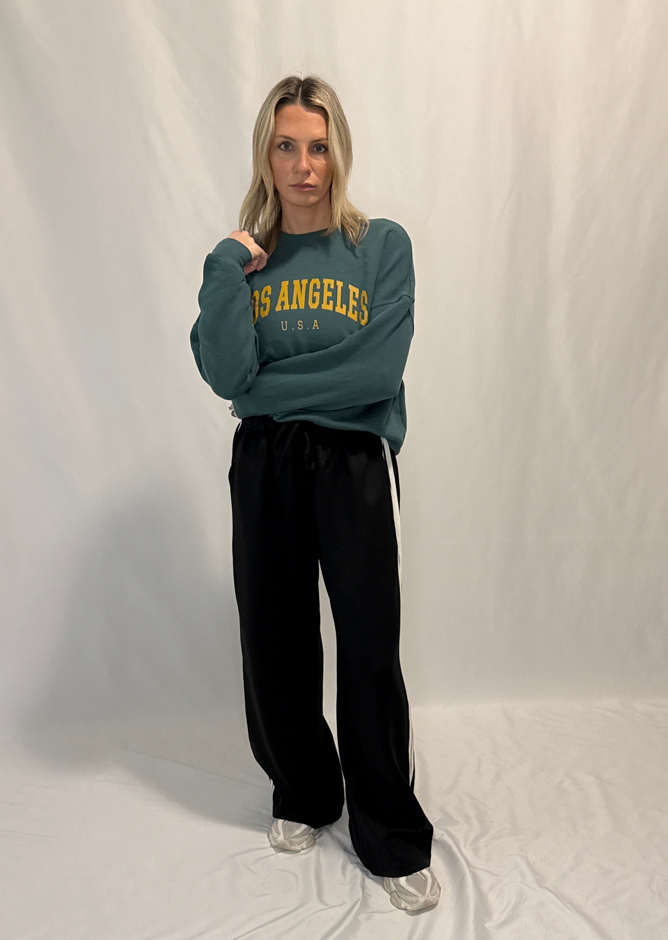 Los Angeles Graphic Crew Neck Sweatshirt