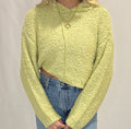 Knit Sweater Pullover Hoodie