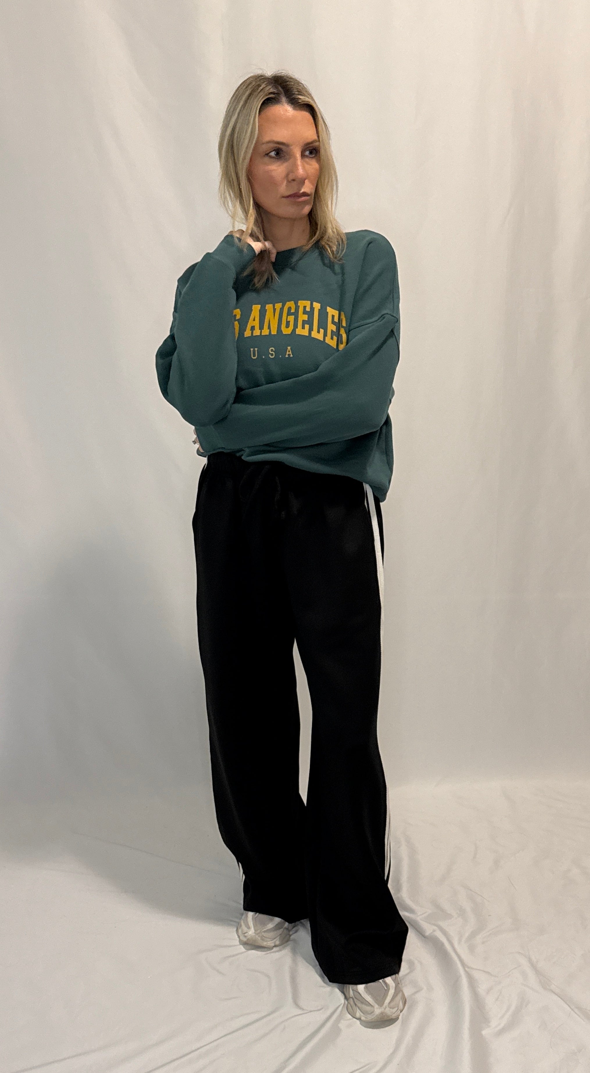 Los Angeles Graphic Crew Neck Sweatshirt