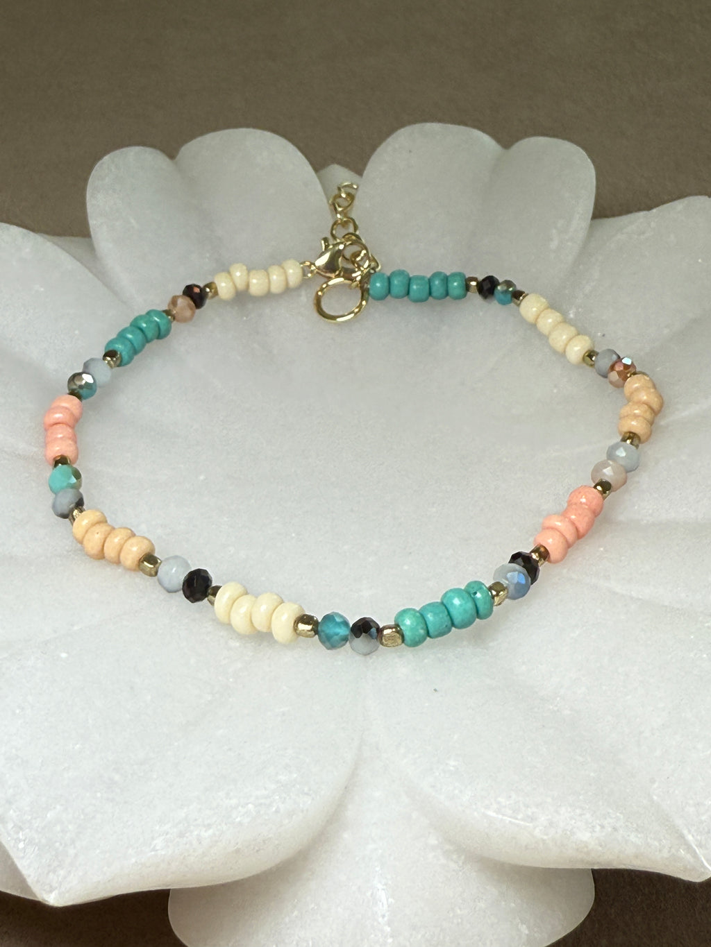 Seaside Skies Beaded Anklet
