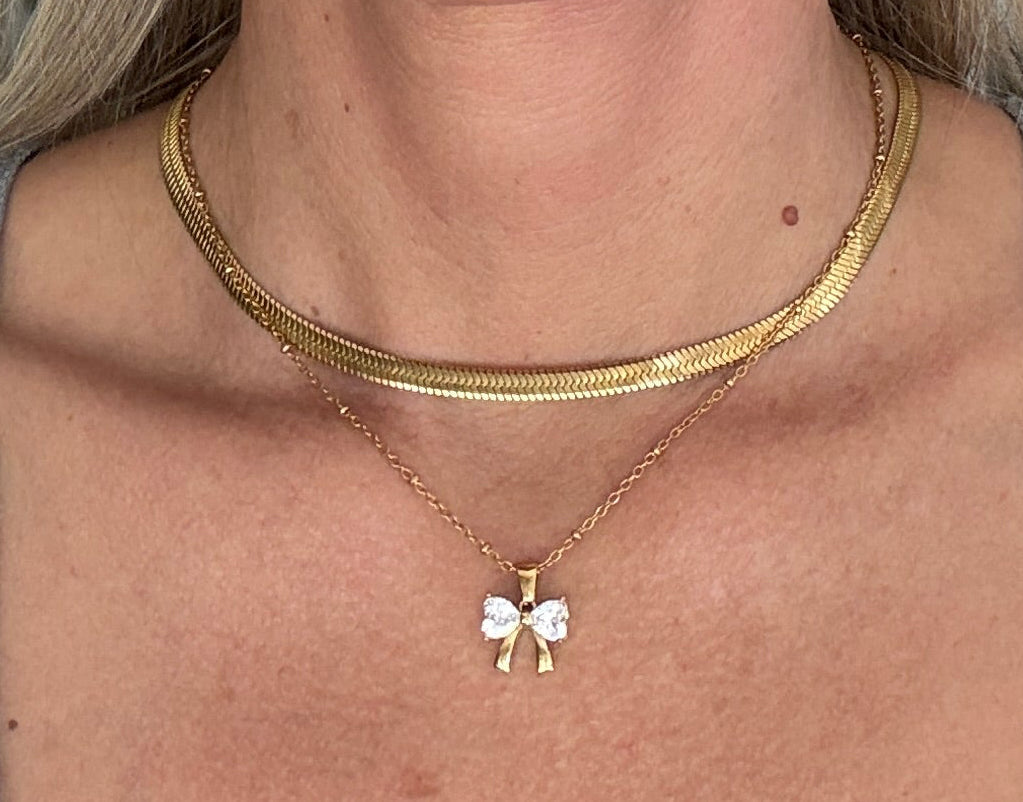Beloved Bow Necklace