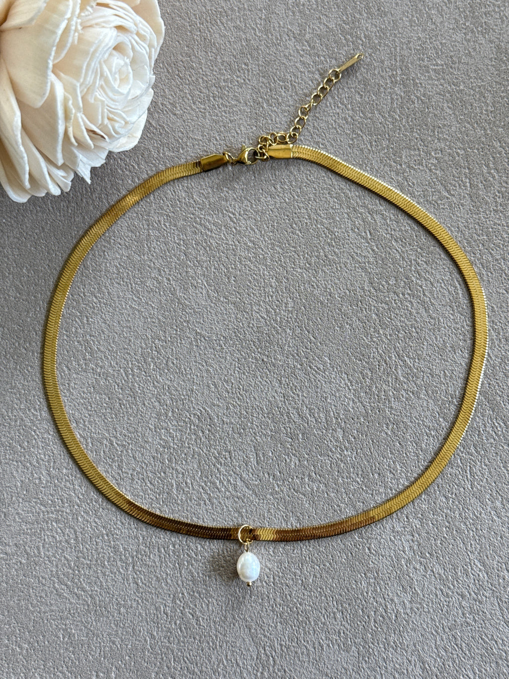 Classic Pearl Drop Necklace