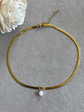 Classic Pearl Drop Necklace