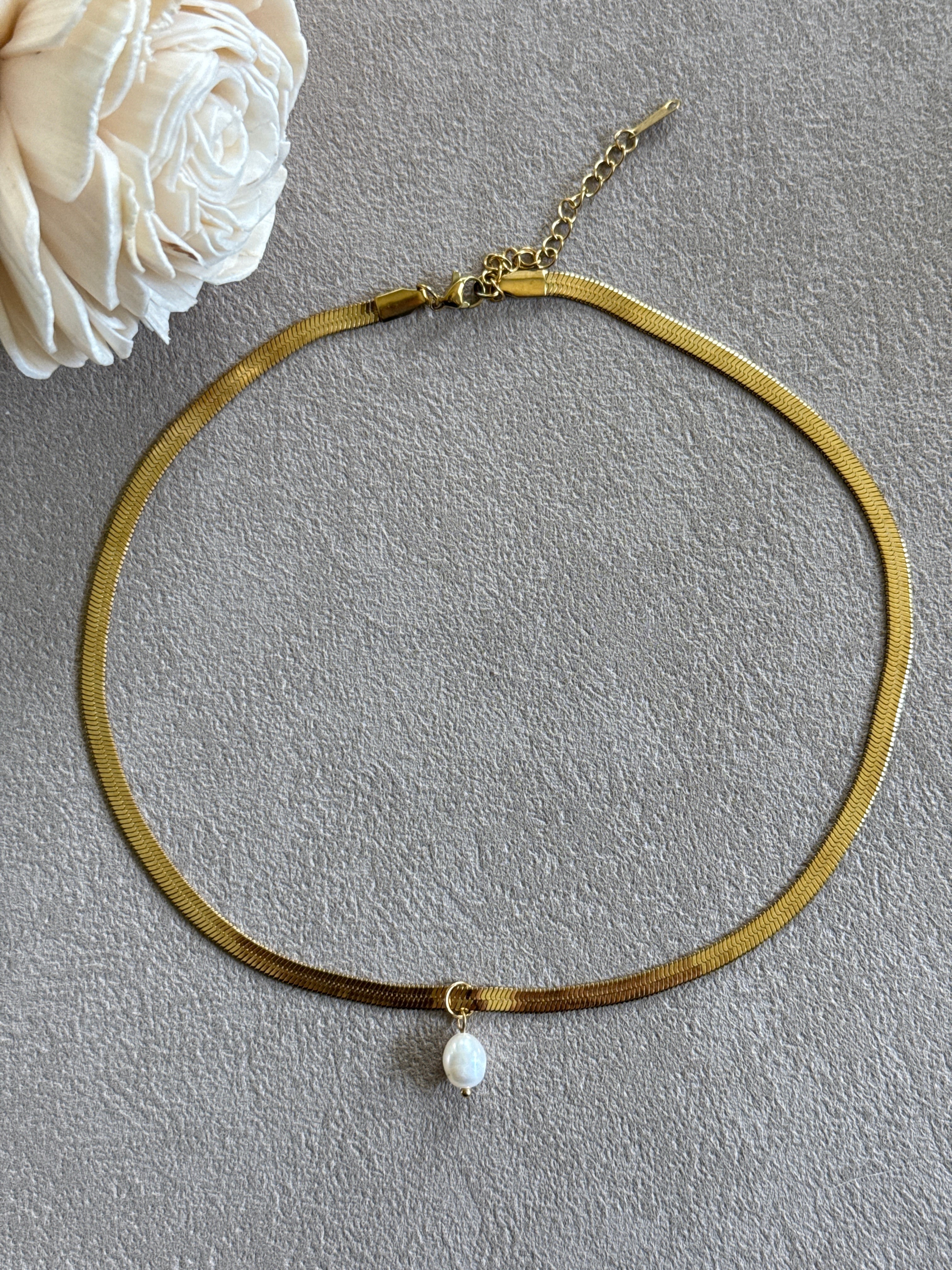 Classic Pearl Drop Necklace
