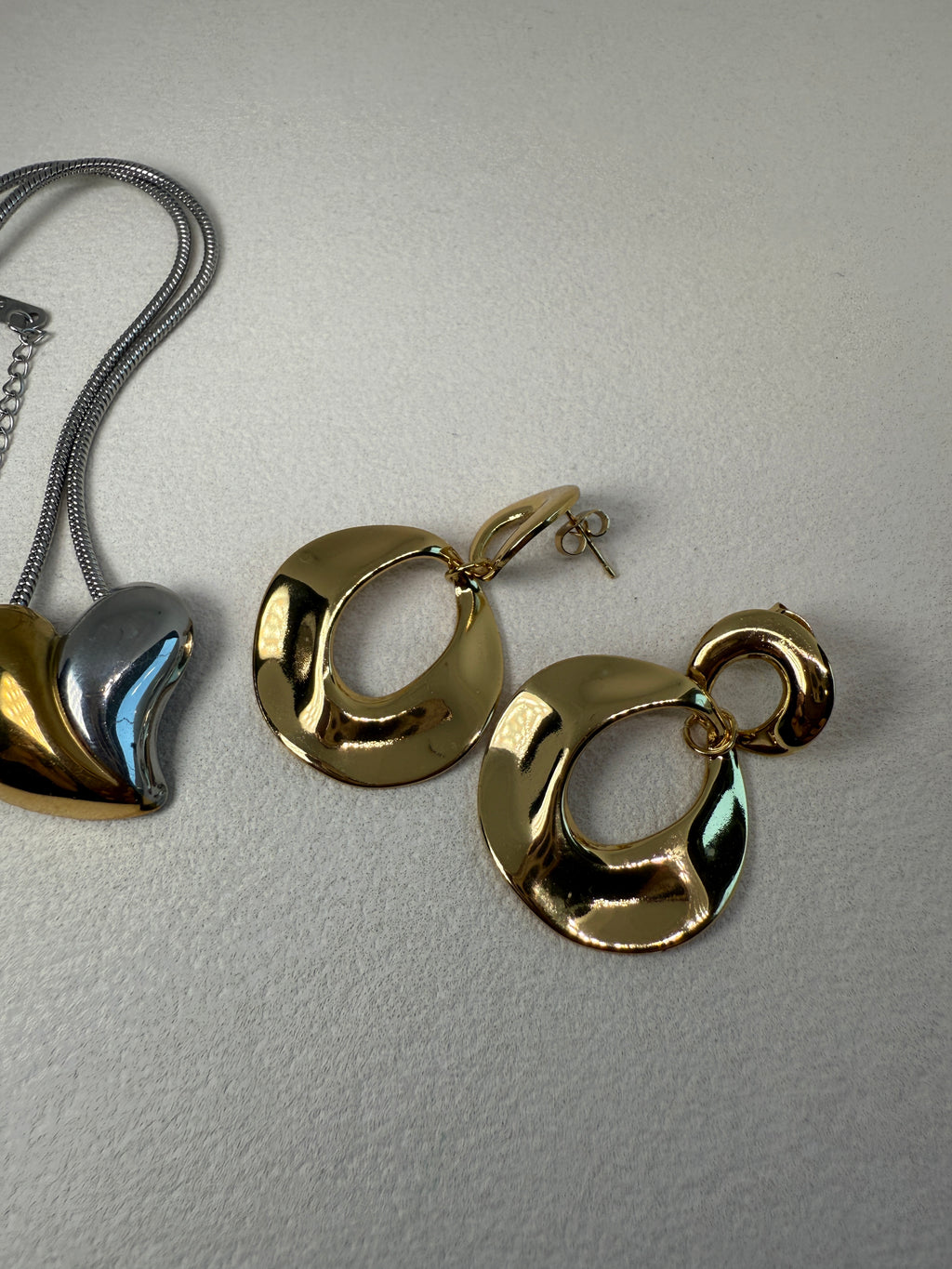 18K Stainless Steel Tarnish Free Drop Earrings
