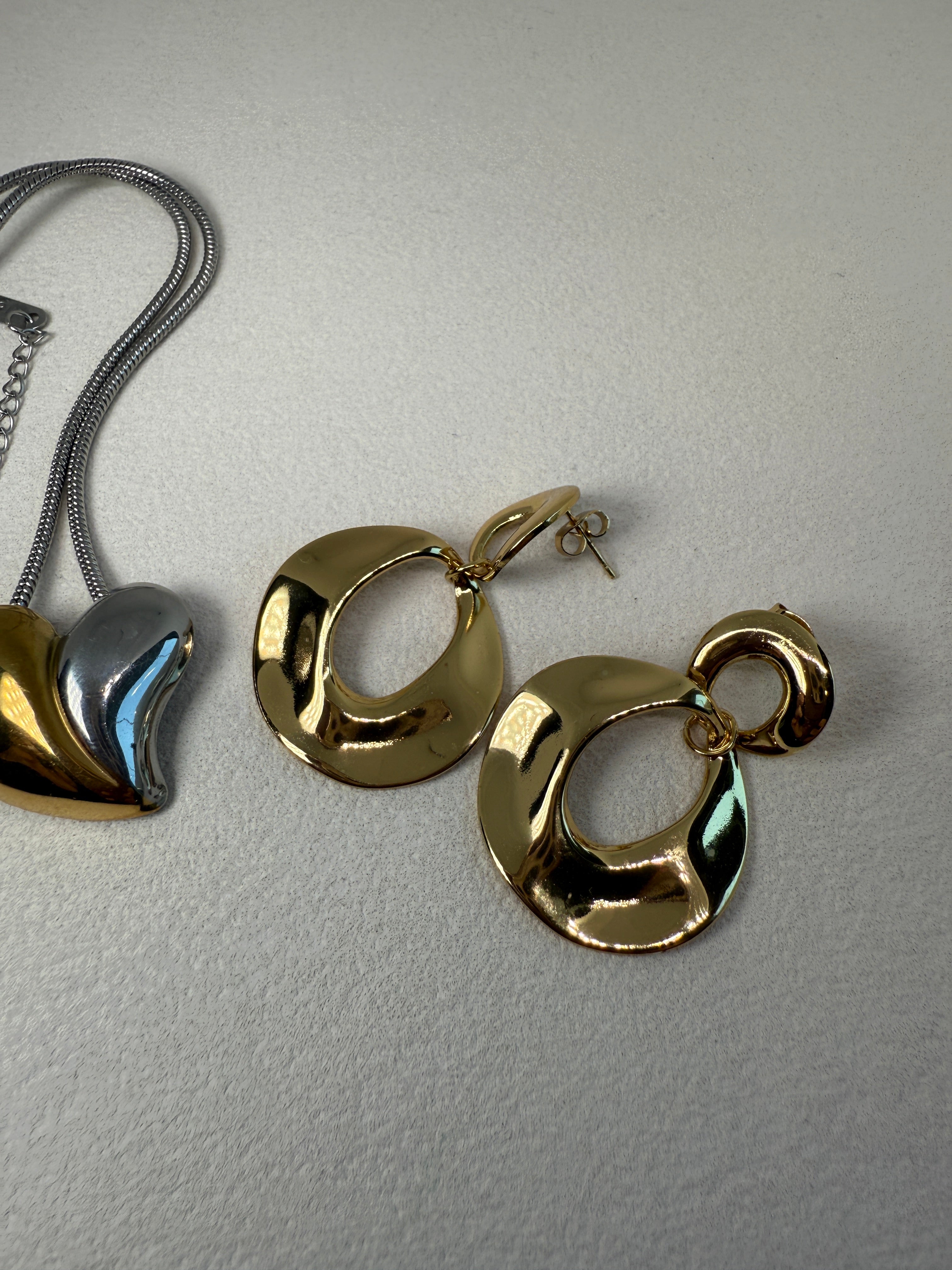 18K Stainless Steel Tarnish Free Drop Earrings