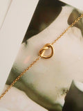 Aimee 18K Gold Petite Heart Non-Tarnish Necklace