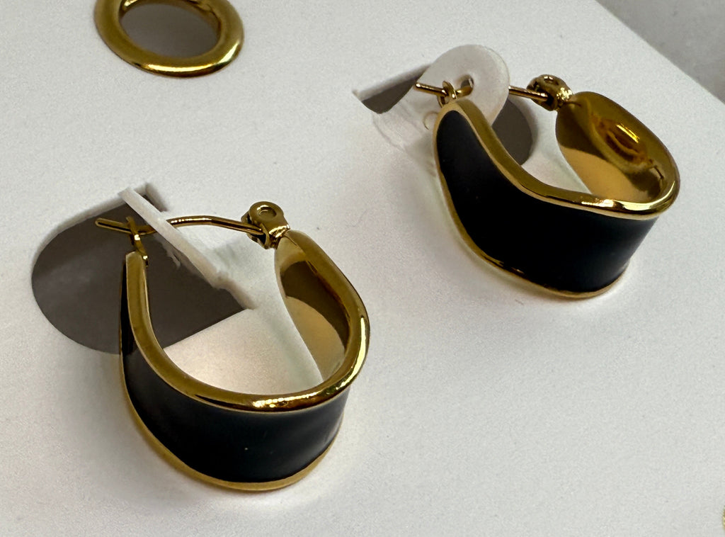 Candide 18K Gold Non-Tarnish Classic Hoop Earring