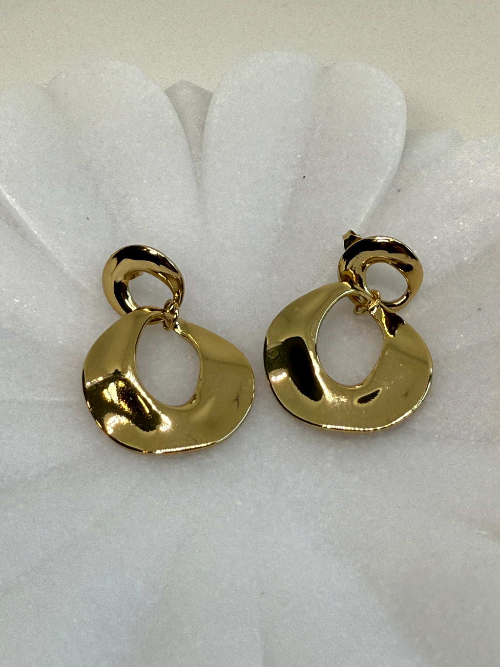 18K Stainless Steel Tarnish Free Drop Earrings