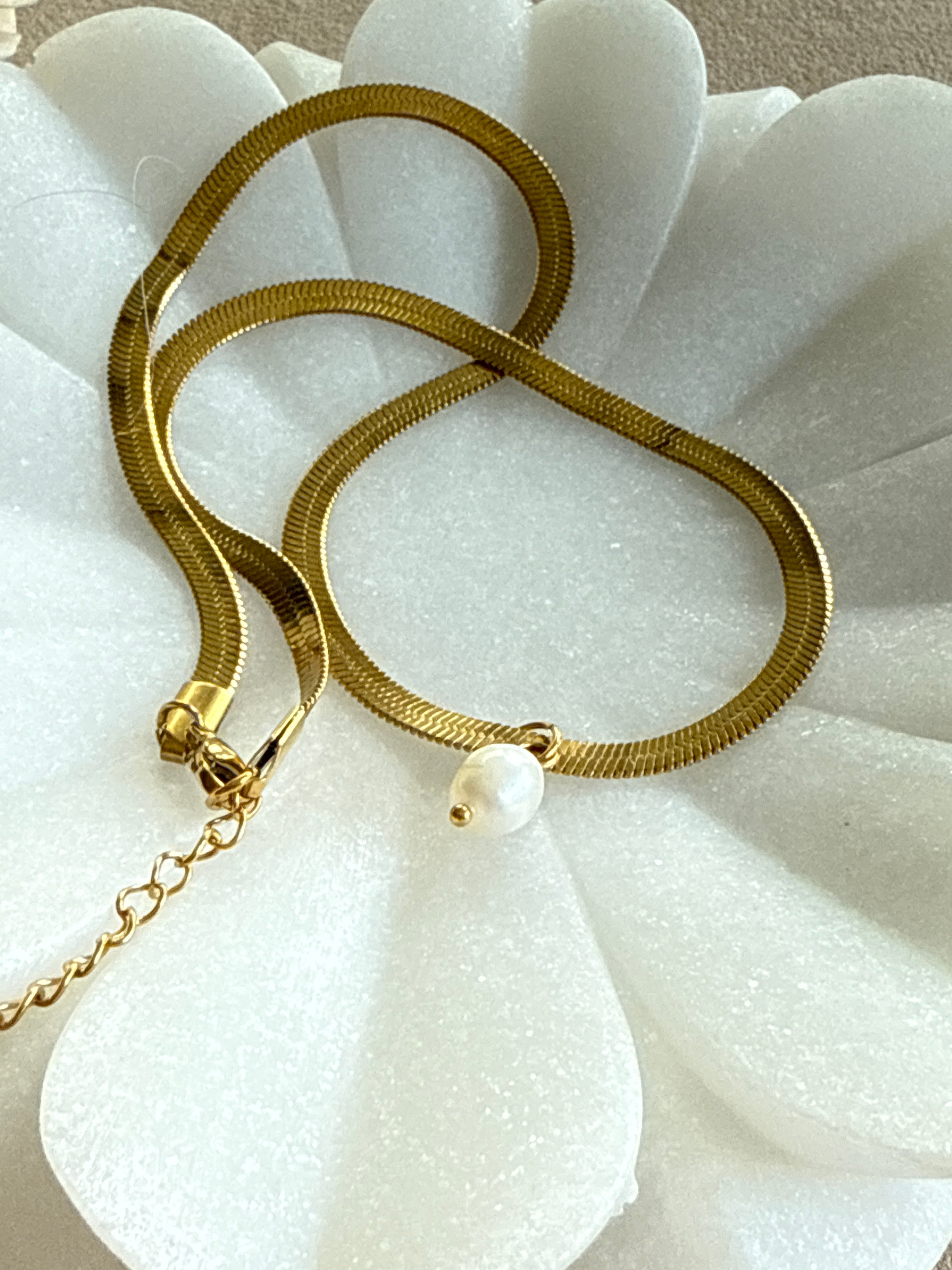 Classic Pearl Drop Necklace