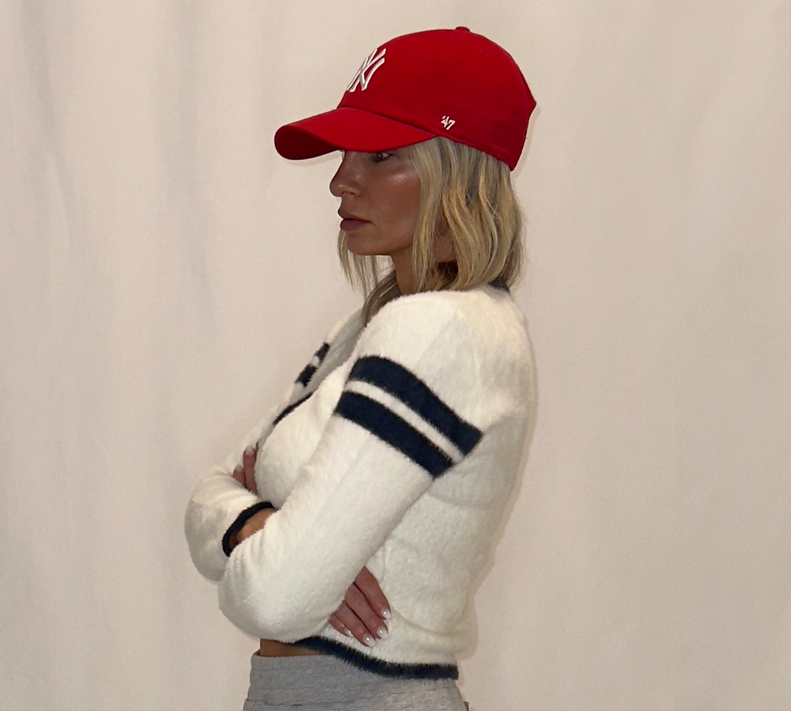 Sporty Knit Sweater