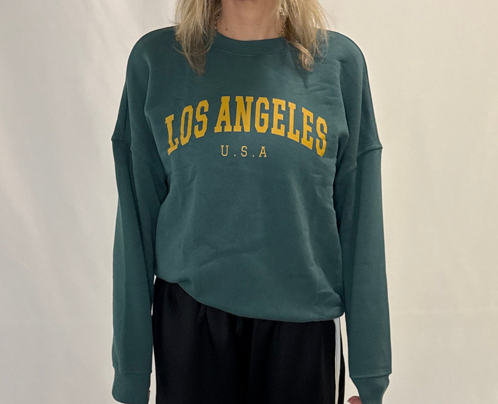Los Angeles Graphic Crew Neck Sweatshirt