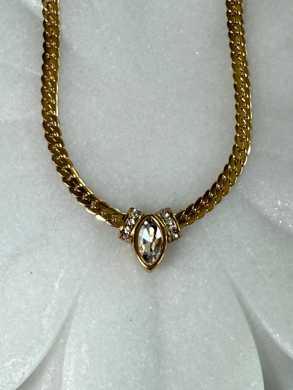 Meredith Marquise Necklace
