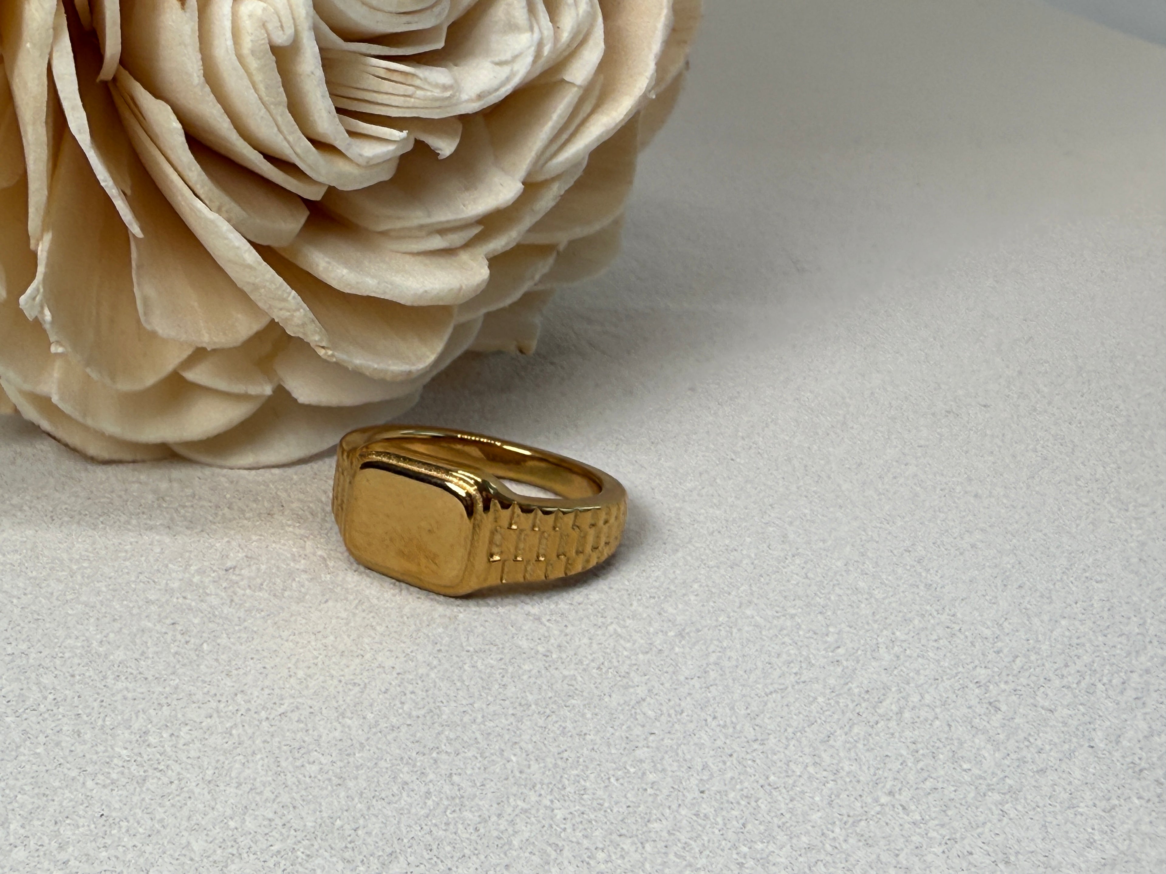 18K STAINLESS STEEL TARNISH FREE RINGS (2 Styles)