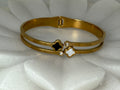 18K Gold Plated Stainless Steel Bangle