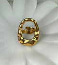Aurithra - Gold 18K Gold Non-Tarnish - Statement ring