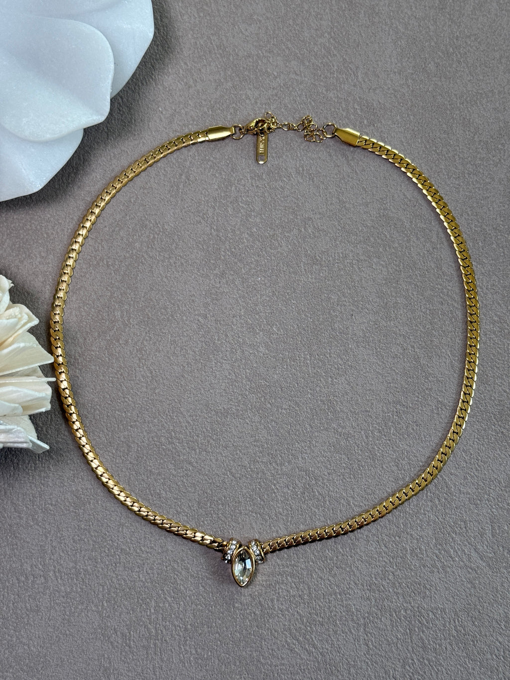 Meredith Marquise Necklace