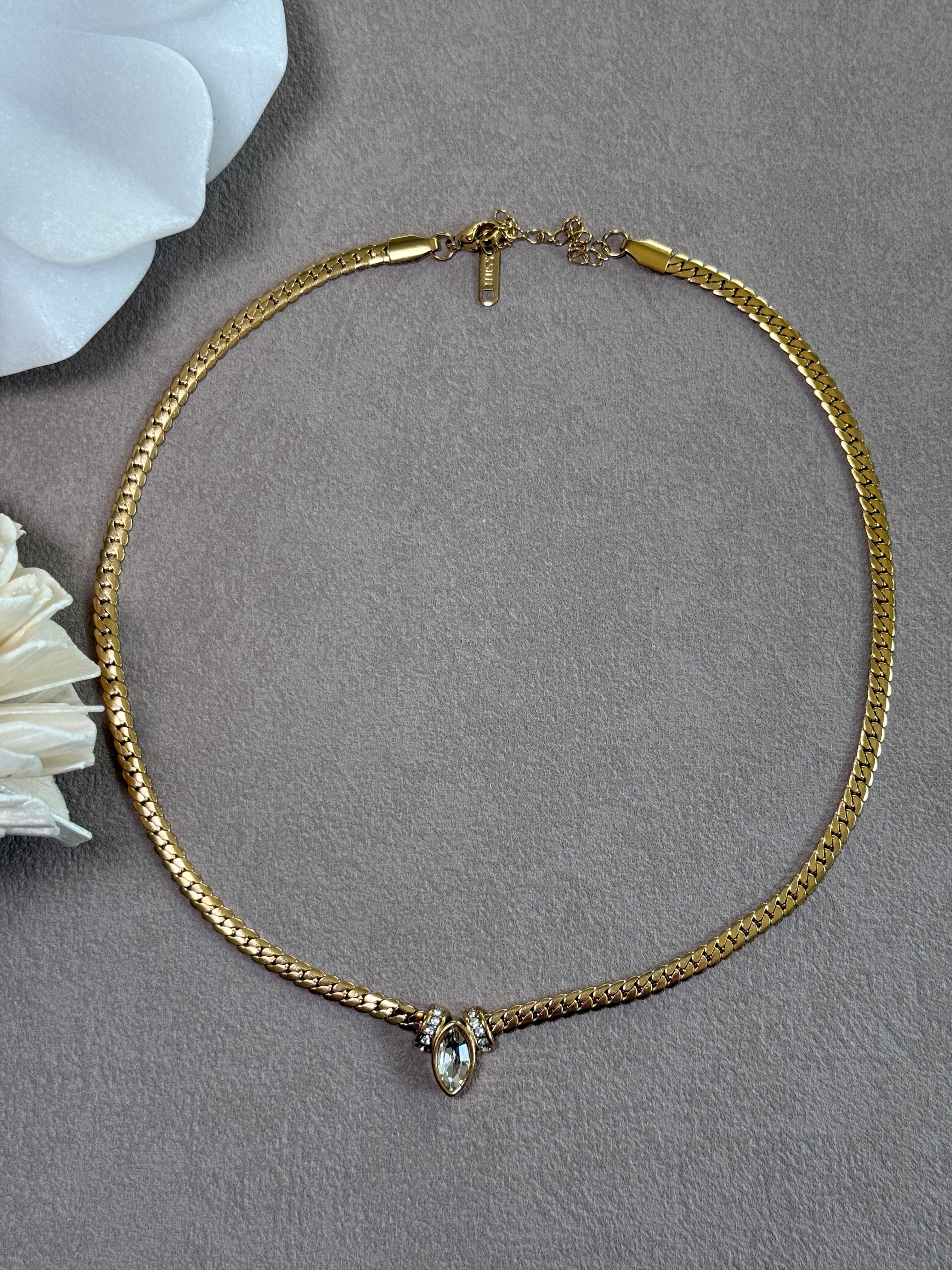 Meredith Marquise Necklace