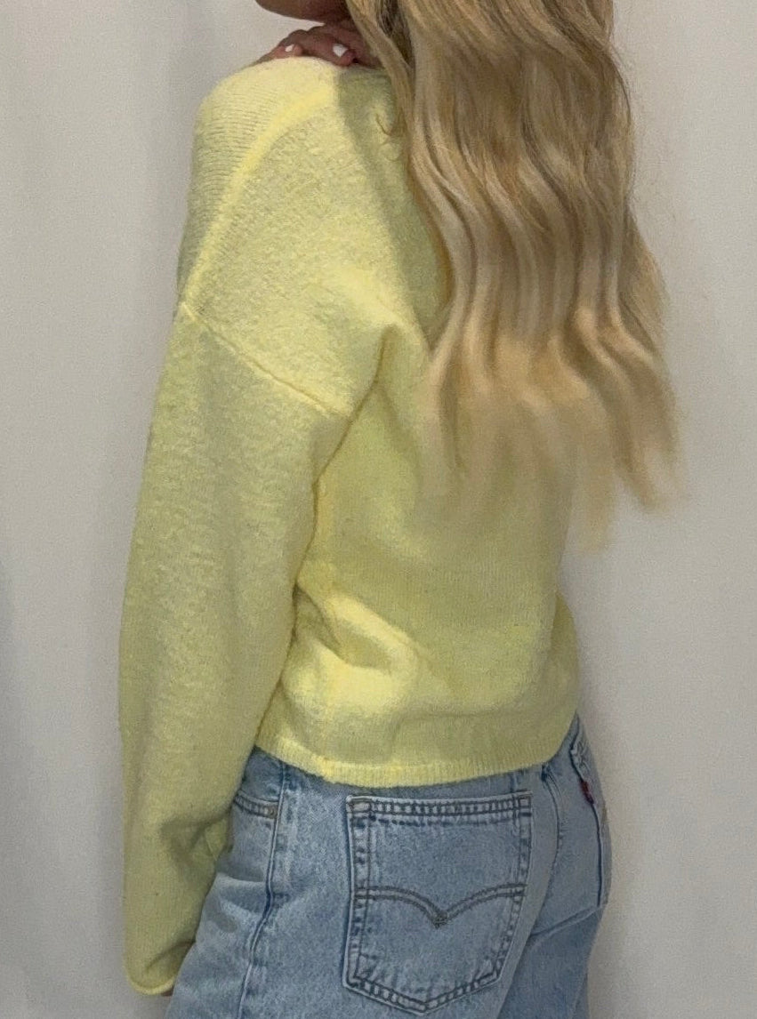 Essential Button Down Cardigan Top