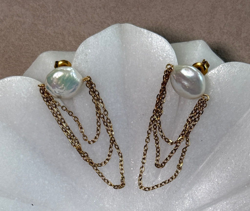Palm Beach Pearl Earrings