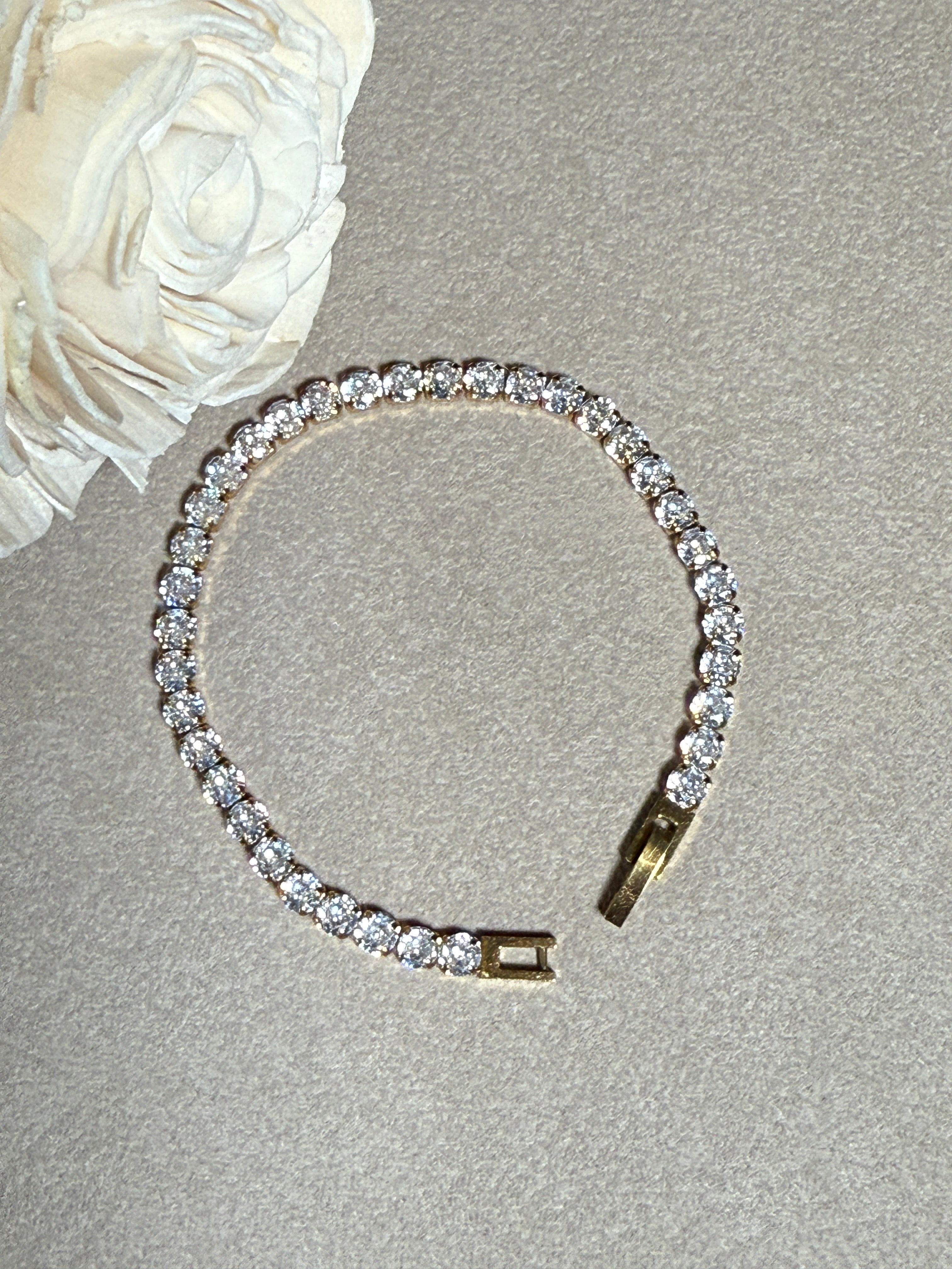 René Non-Tarnish Rhinestone Dressy Bracelet