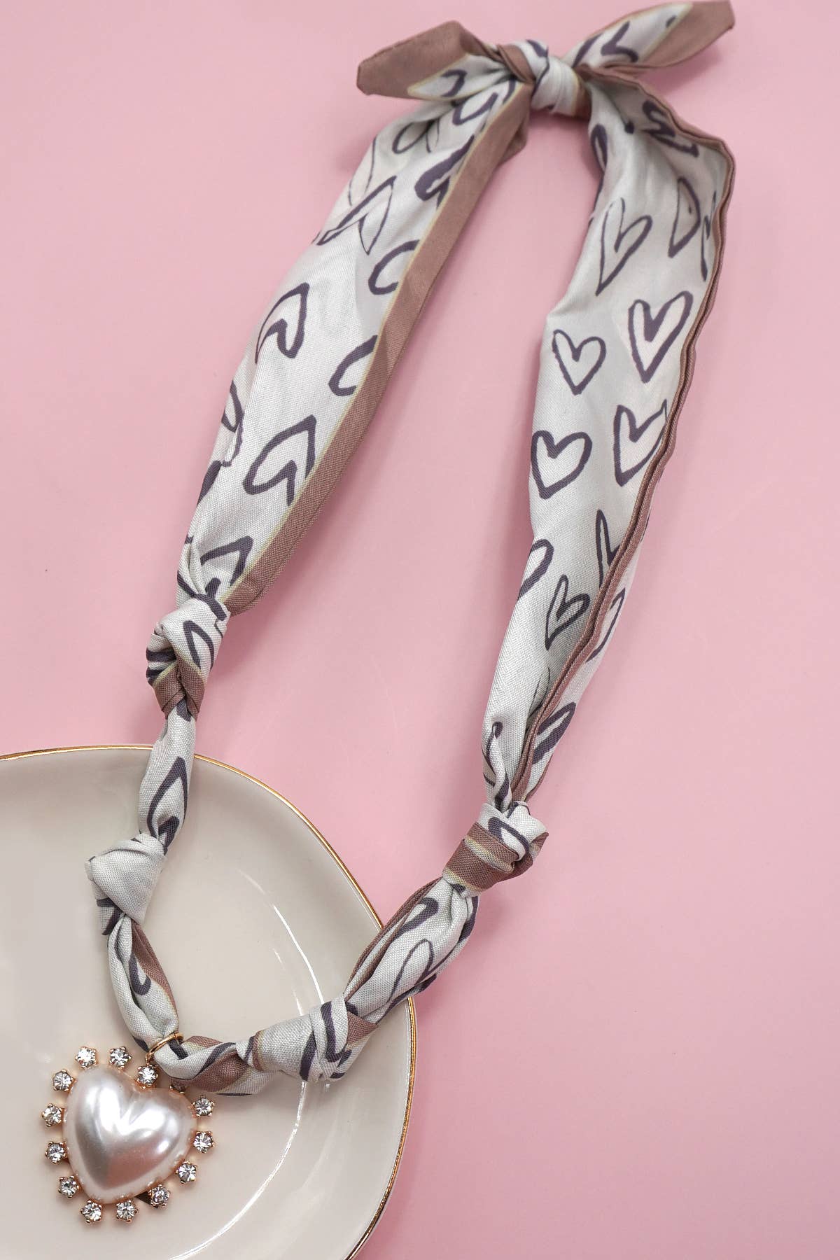 HANDMADE SCARF CHARM NECKLACE (Multi Styles)