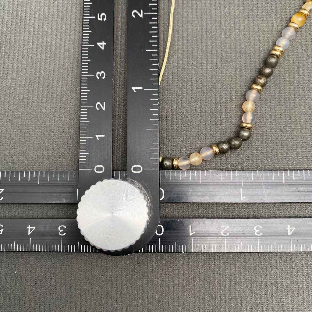 4mm Stone Crystal Adjustable Bead Bracelet
