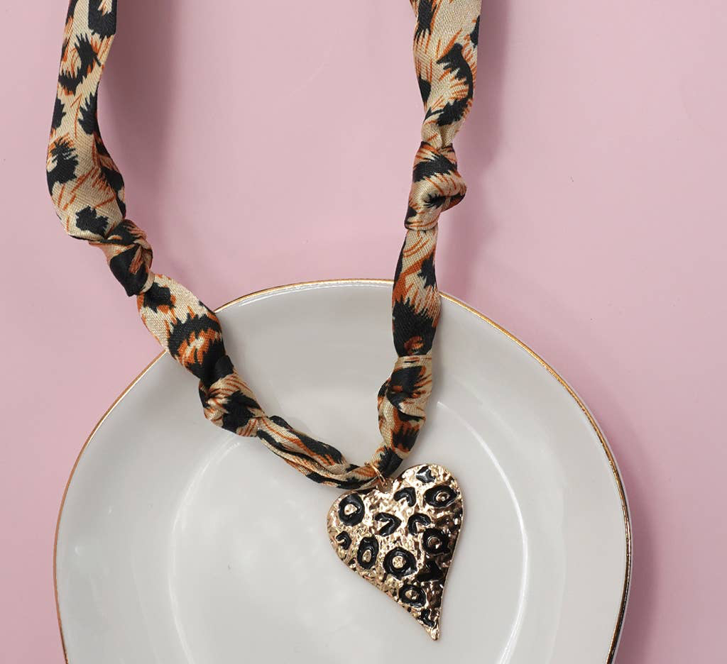 HANDMADE SCARF CHARM NECKLACE (Multi Styles)
