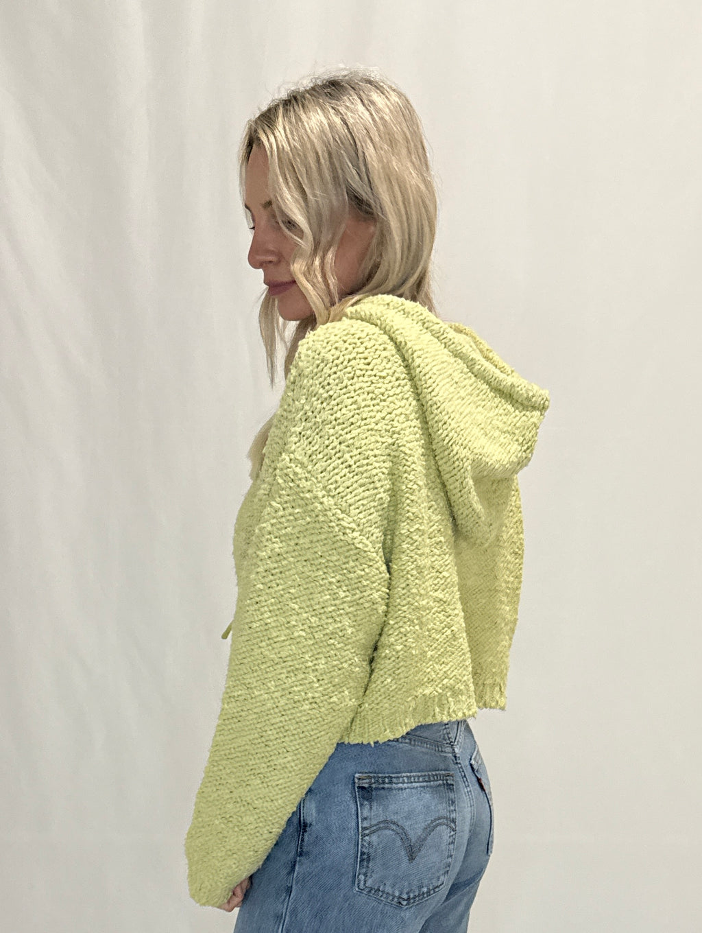 Knit Sweater Pullover Hoodie