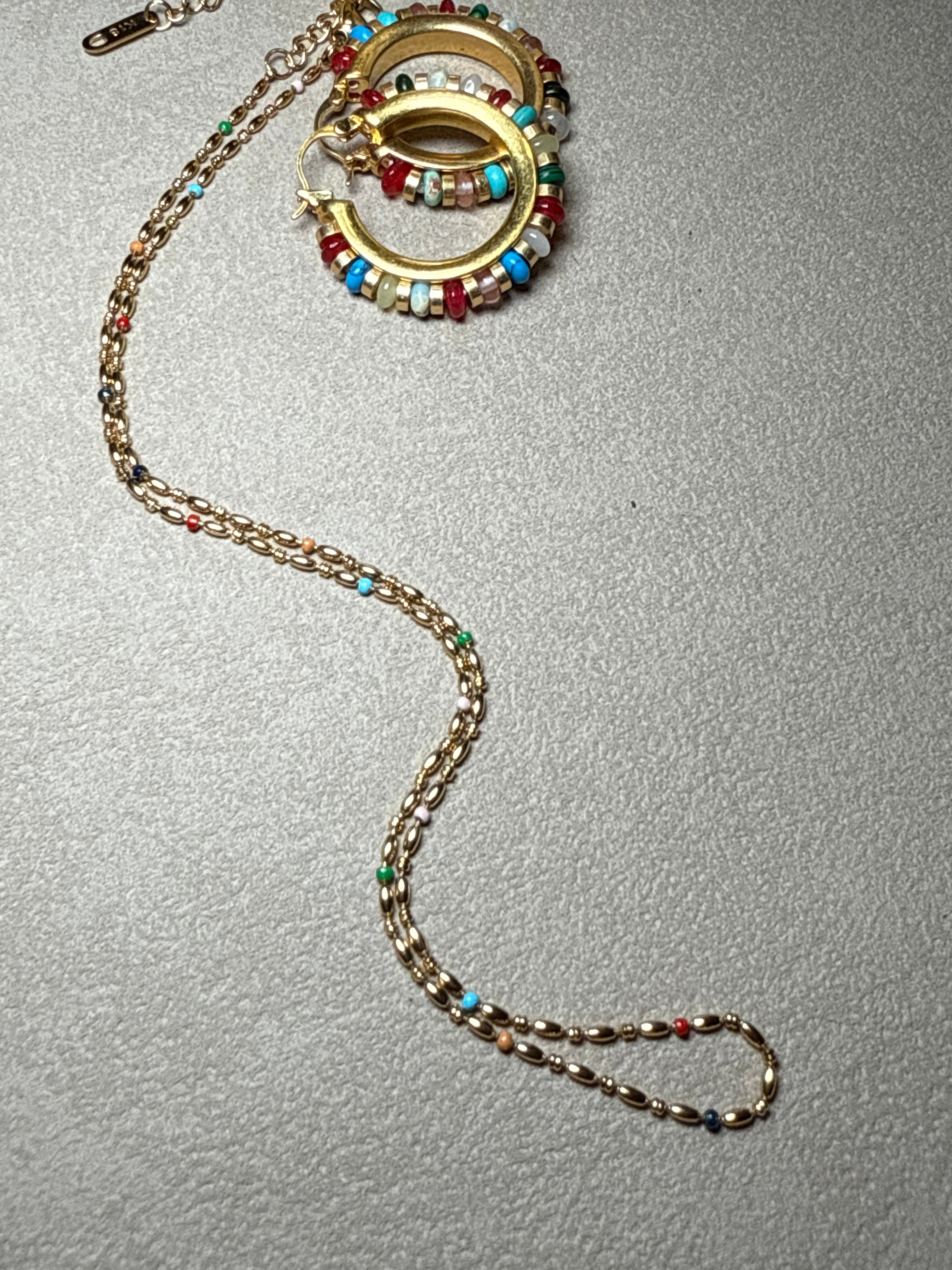 Tave 18K Gold Non-Tarnish Petite Beaded Necklace