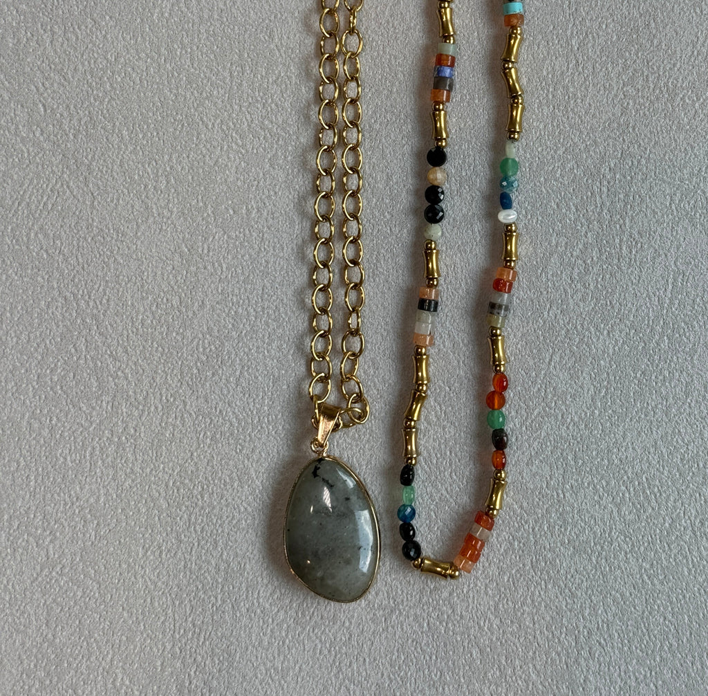 Calista Stone Necklace