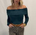 OFF SHOULDER LONG SLEEVE BODYSUIT