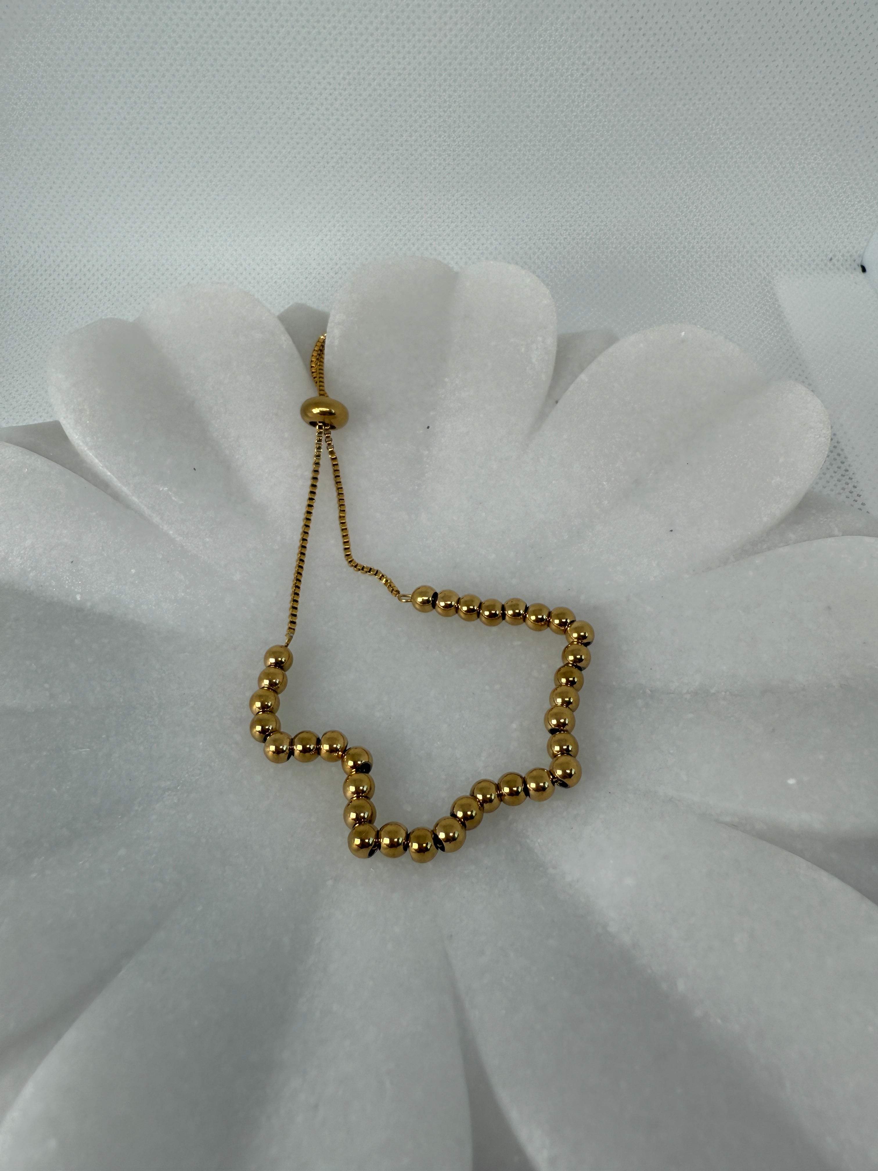 Liliane 18K Gold Non-Tarnish Beaded Bracelet