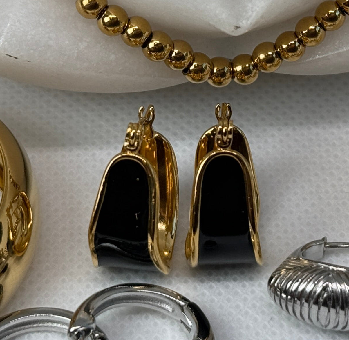 Candide 18K Gold Non-Tarnish Classic Hoop Earring