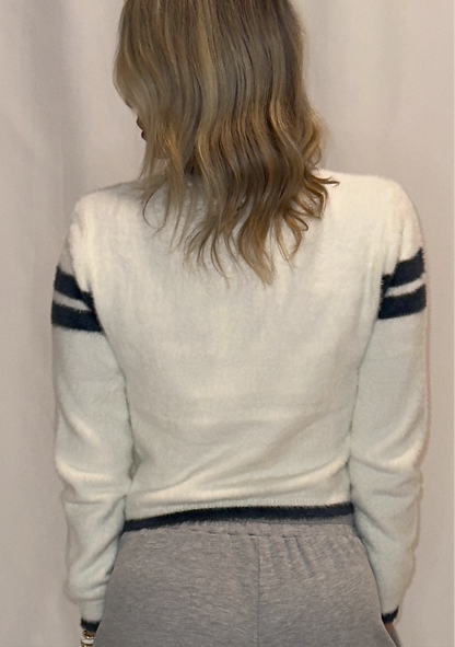 Sporty Knit Sweater