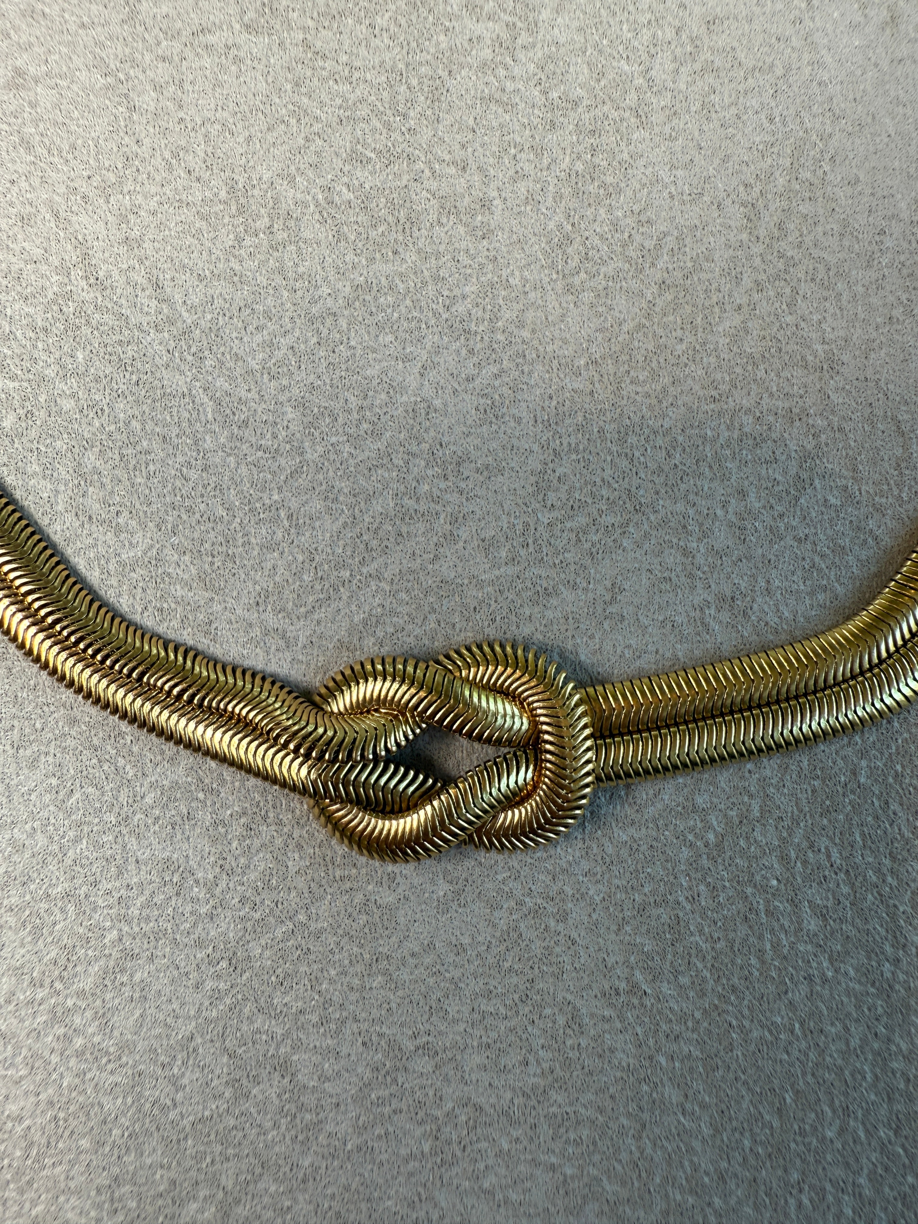 Evereign 18K Gold Non-Tarnish Knot Necklace