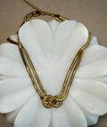 Evereign 18K Gold Non-Tarnish Knot Necklace