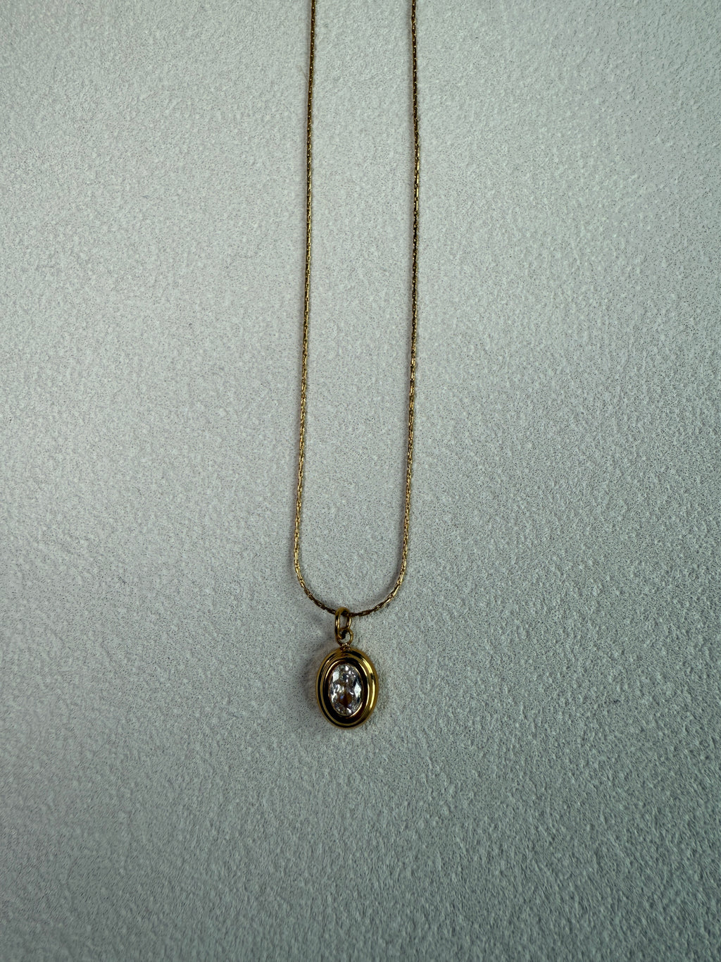 Cornelia 18K Gold Non-Tarnish Gemstone Necklace