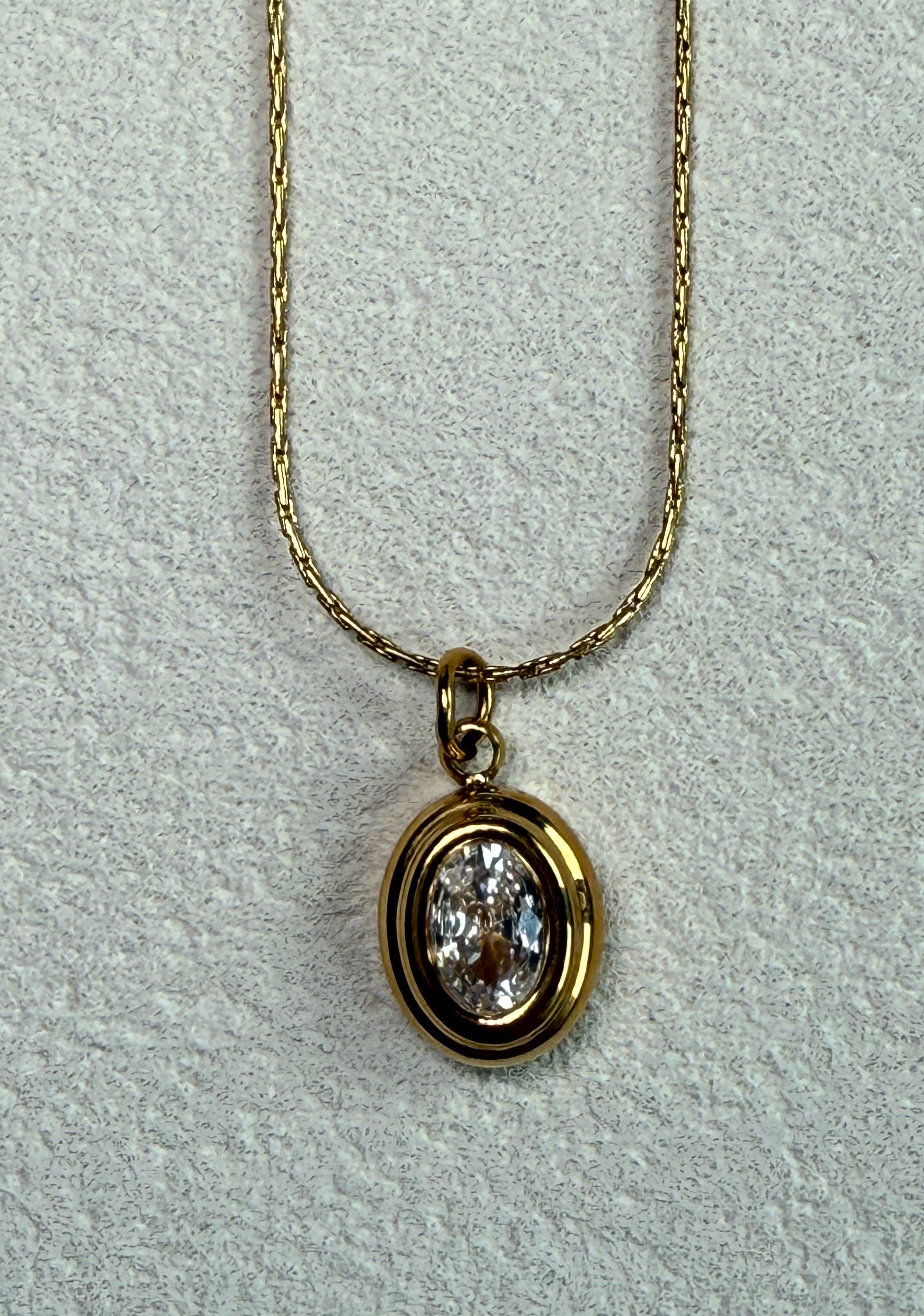 Cornelia 18K Gold Non-Tarnish Gemstone Necklace