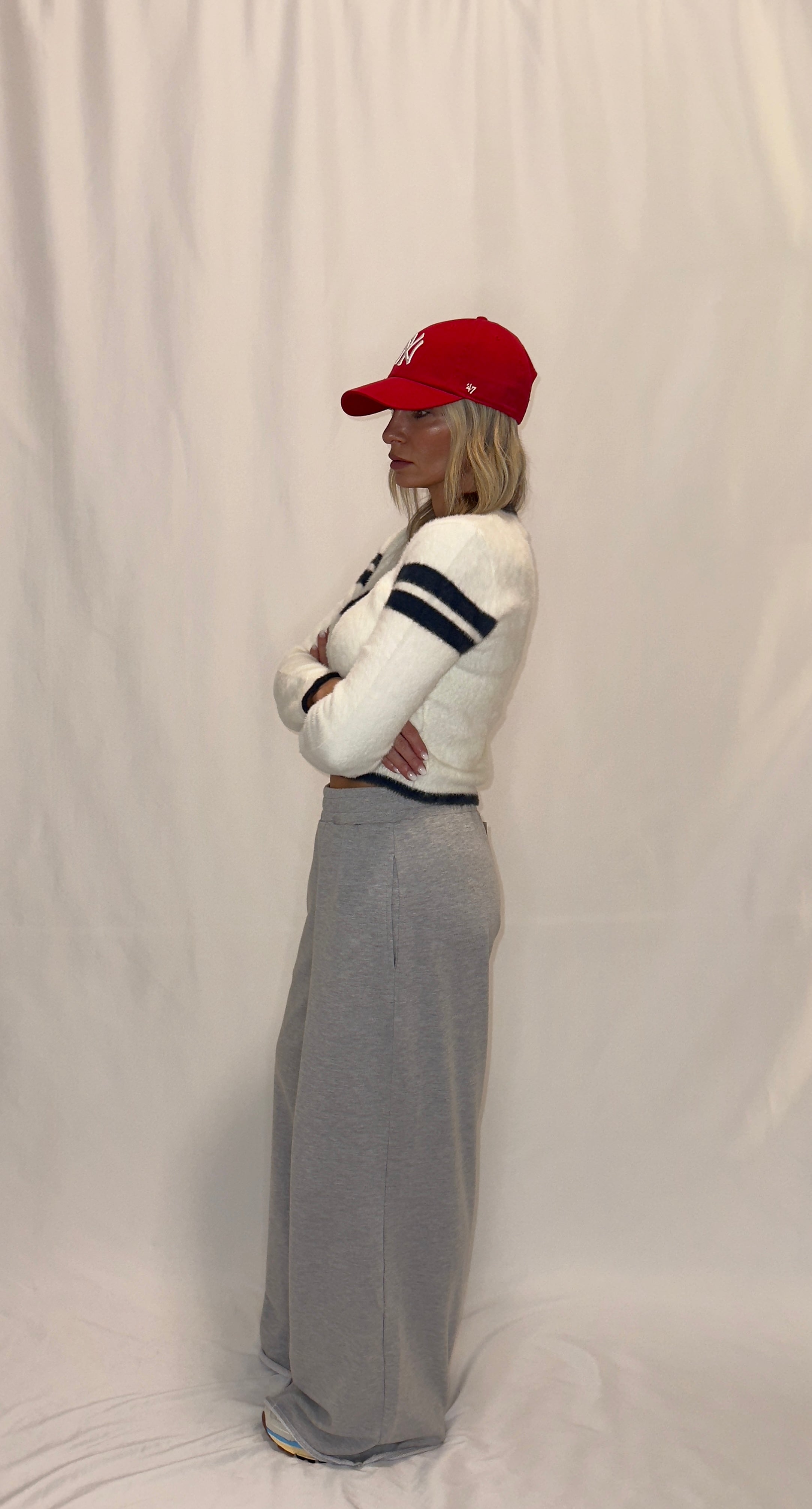 Sporty Knit Sweater