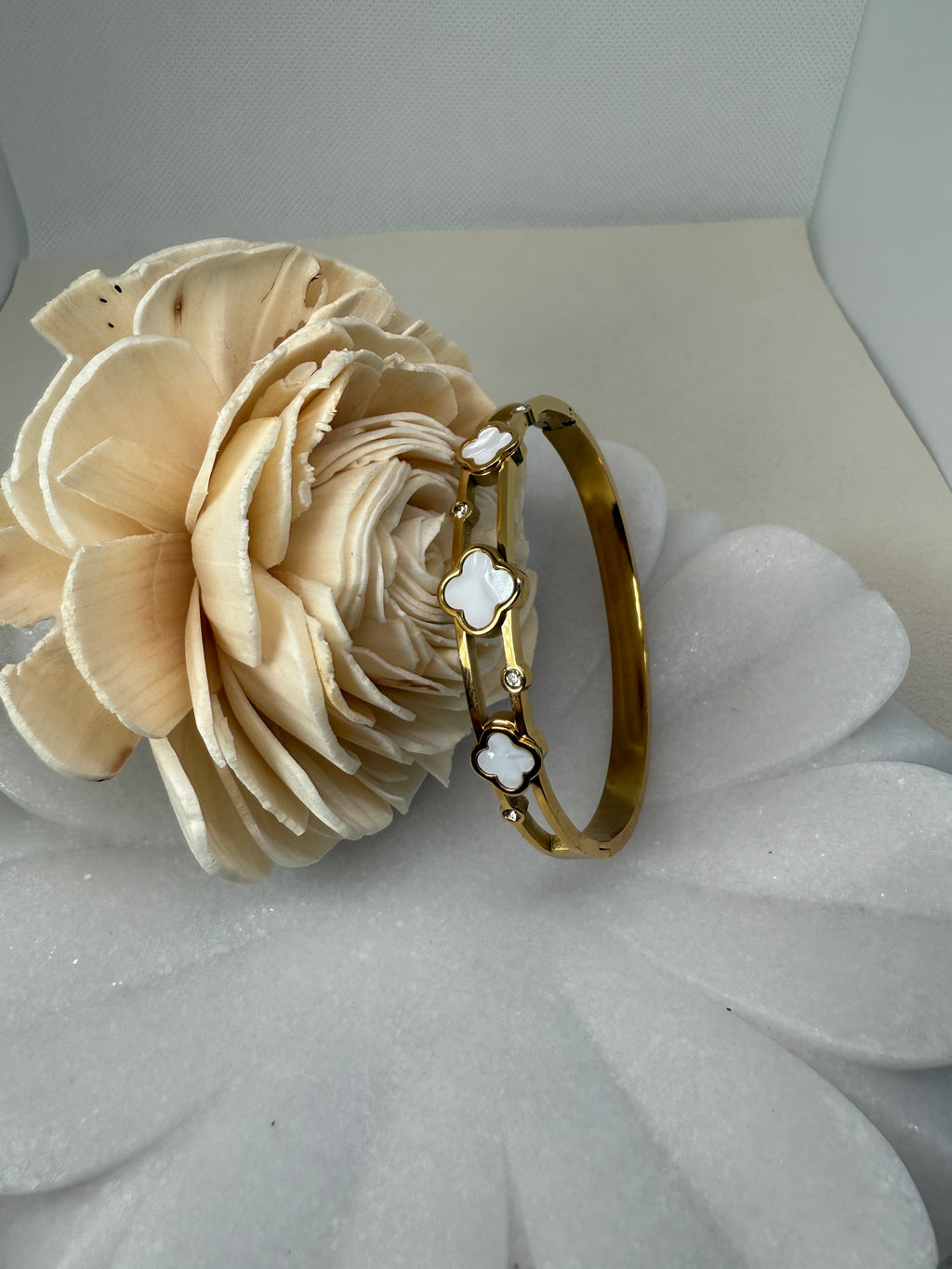 18K Gold Plated Stainless Steel Bangle