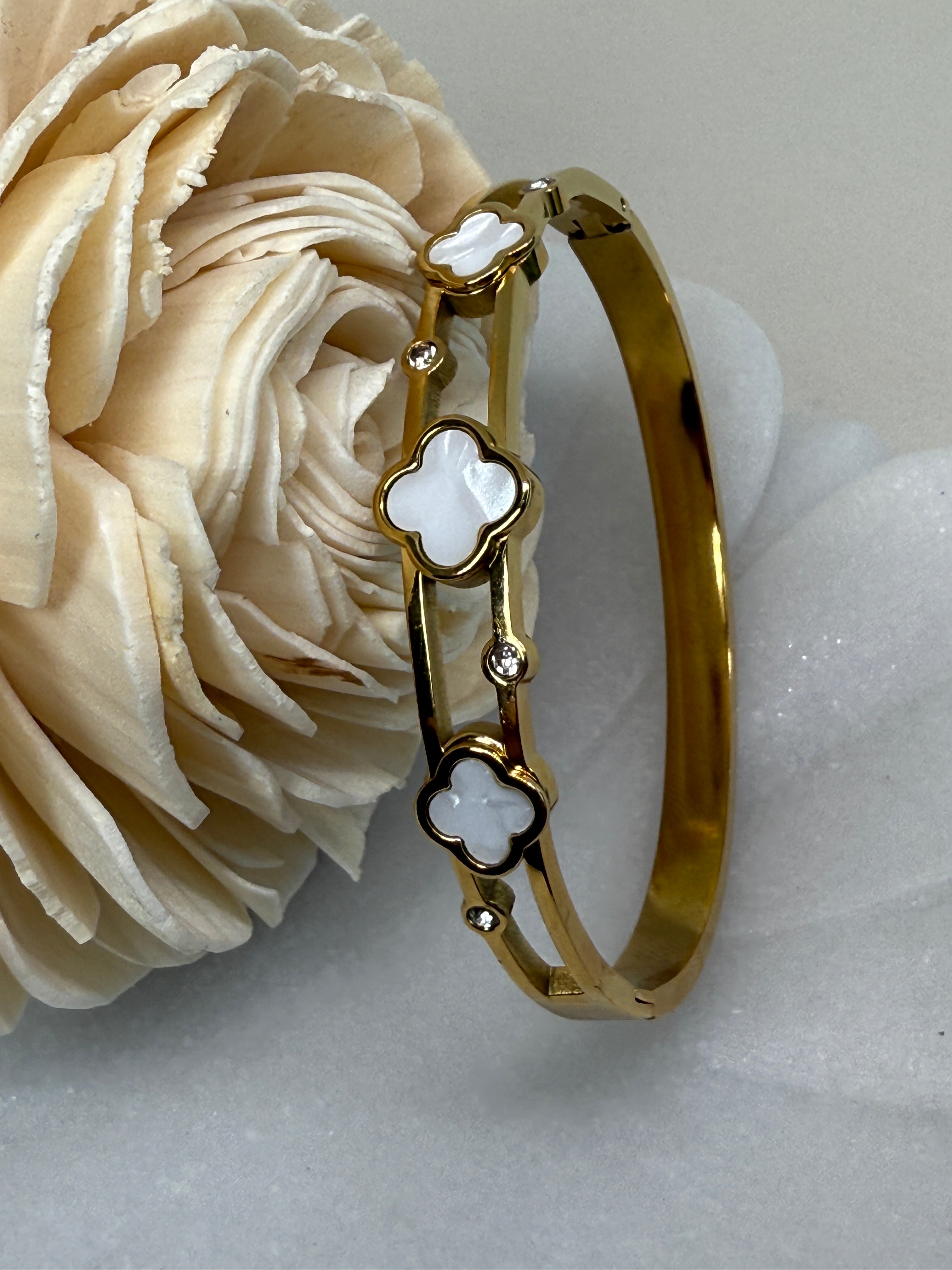 18K Gold Plated Stainless Steel Bangle